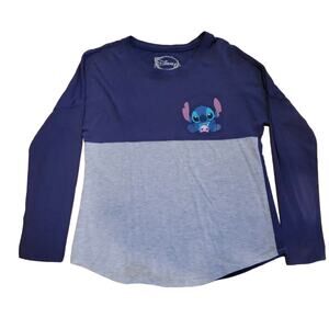 Disney Women's MD Stitch Long Sleeve Graphic T-shirt